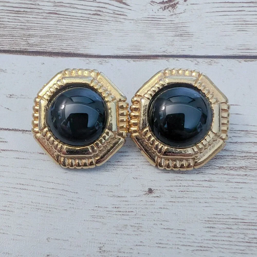 Vintage Clip On Earrings - 1